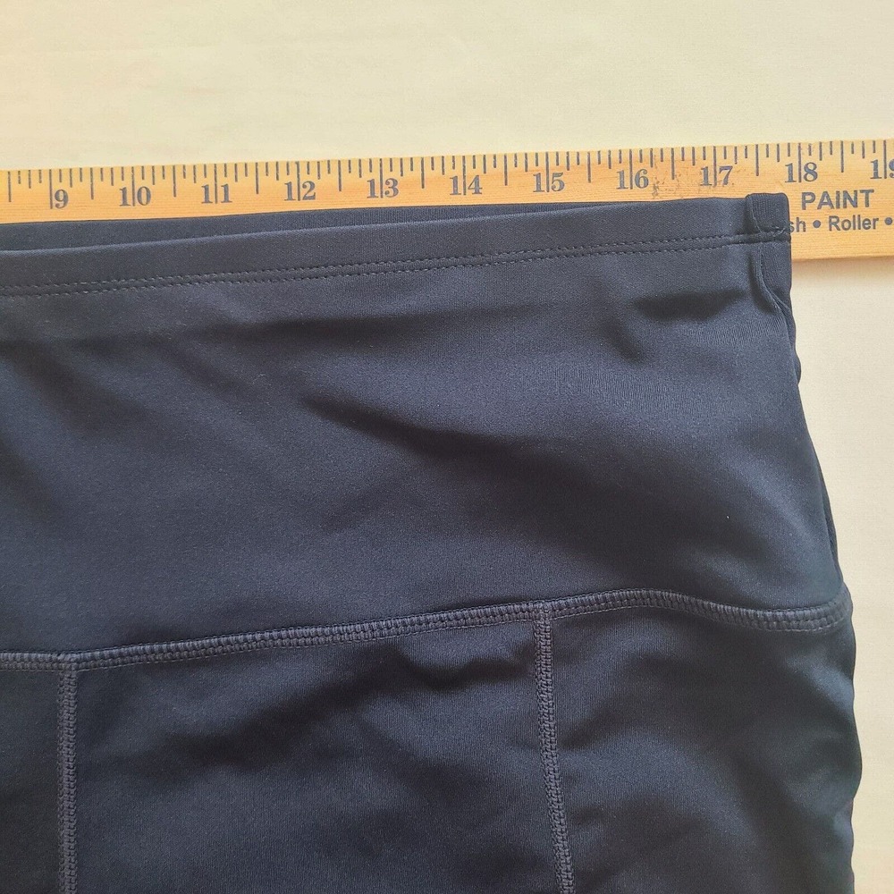 Neleus Sports Wear Womens Athletic Leggings Blue Stretchy Running Yoga Size 3X - Picture 4 of 9